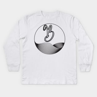 Initial Name B Kids Long Sleeve T-Shirt